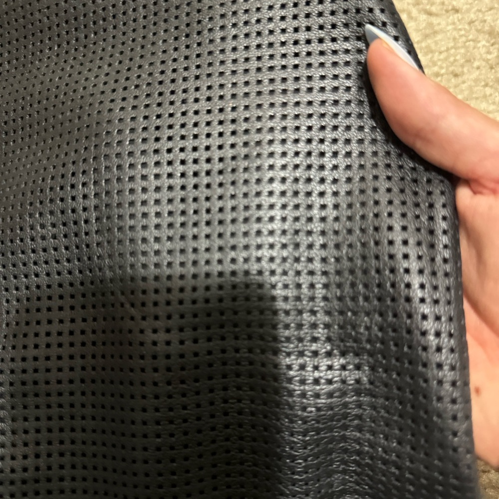 Leather mini skirt- All Things Golden - Picture 5 of 9